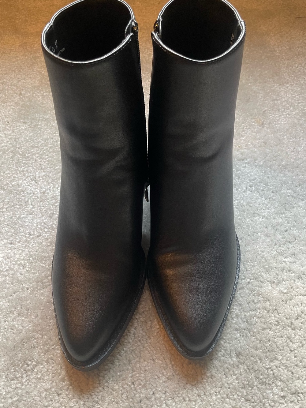 Coach Black Booties 8.5